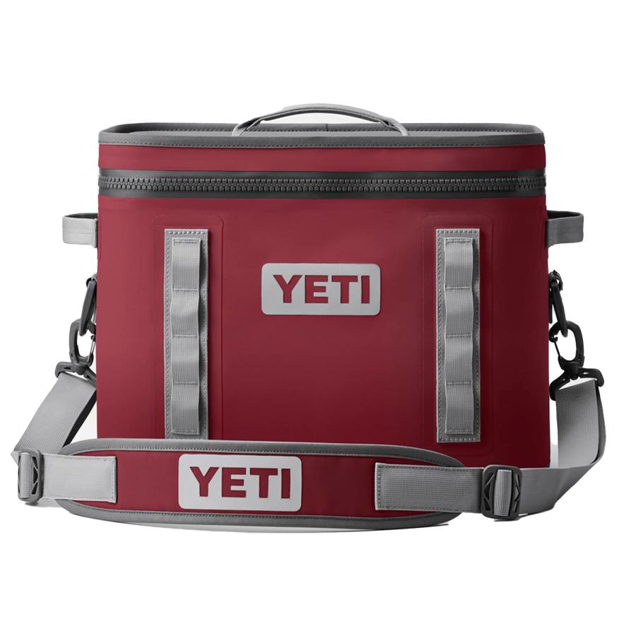YETI Hopper Flip 18 ポータブルソフトクーラー:YETI、ハーベストレッド | YETI