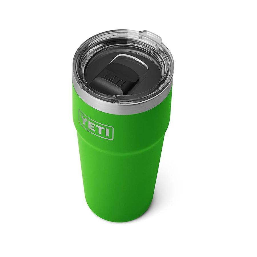 YETI RAMBLER 16 OZ STACKABLE PINT, VACUUM INSULATED, STAINLESS STEEL WITH MAGSLIDER LID, CANOPY GREEN | YETI