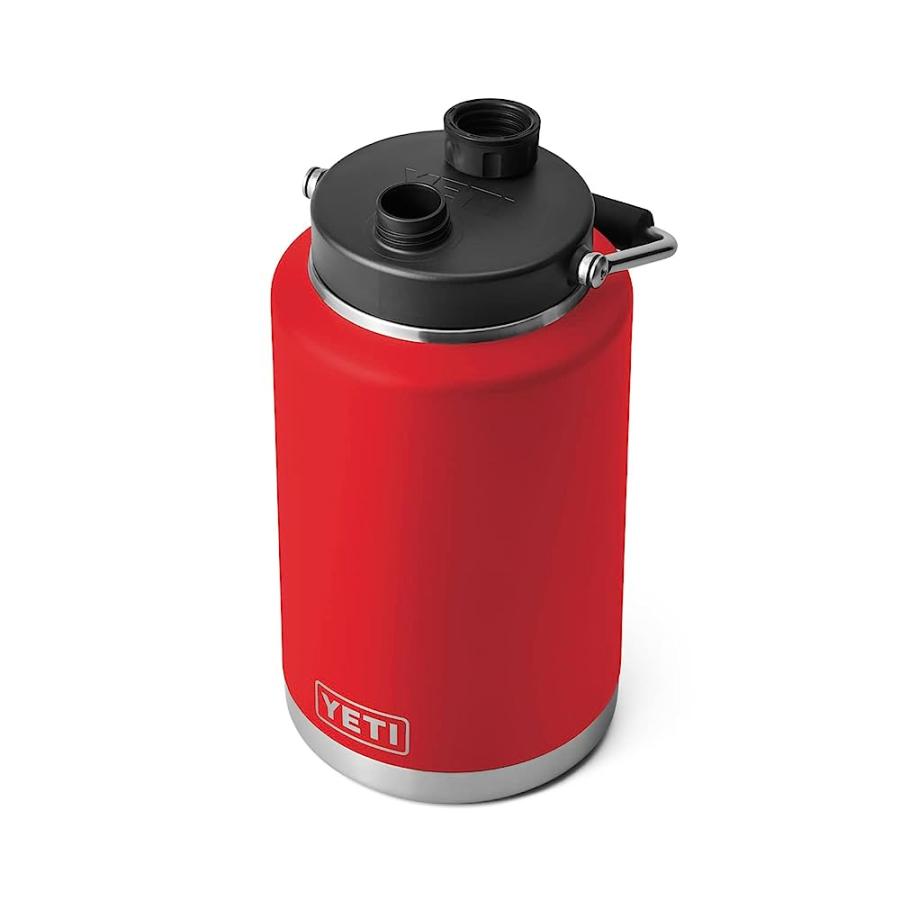 YETI RAMBLER GALLON JUG, VACUUM INSULATED, STAINLESS STEEL WITH MAGCAP, RESCUE RED | YETI | 04