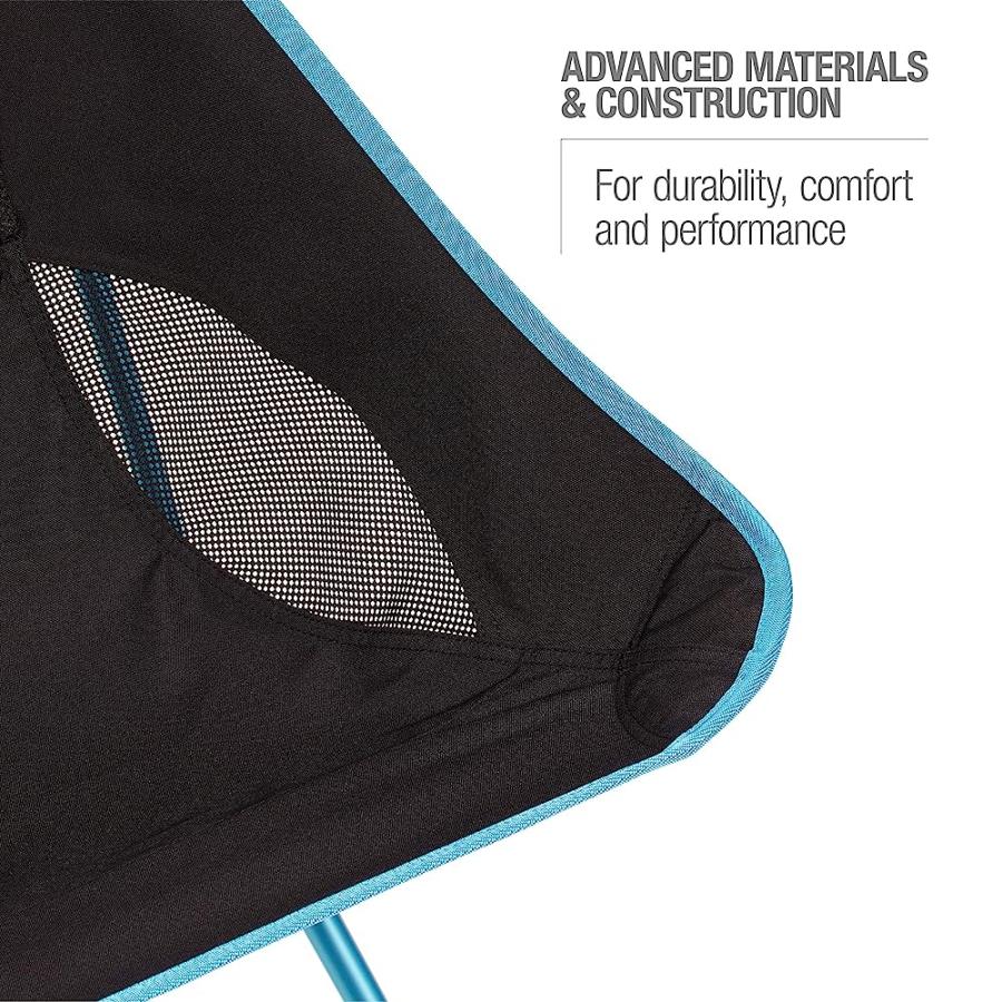 HELINOX SUNSET CHAIR LIGHTWEIGHT, HIGH-BACK, COMPACT, COLLAPSIBLE CAMPING CHAIR, BLACK, WITH POCKETS | Helinox | 04