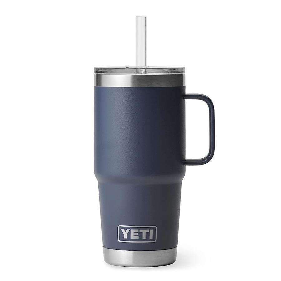 YETI RAMBLER 25 OZ STRAW MUG, VACUUM INSULATED, STAINLESS STEEL, NAVY | YETI | 06