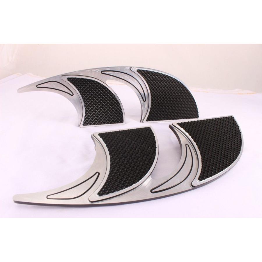フットボード ビレットフットボードフロアボードハーレーツアー＆FLホンブルグ帽80-13 BILLET FOOTBOARD FLOORBOARDS HARL