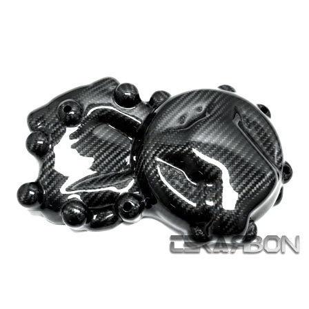 フェアリング BMW 2009  -  2014 BMW S1000RR / HP4カーボンファイバーエンジンカバーLH-2x2ツイル織り 2009