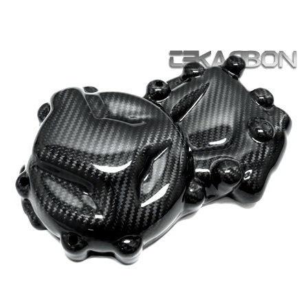 フェアリング BMW 2009  -  2014 BMW S1000RR / HP4カーボンファイバーエンジンカバーLH-2x2ツイル織り 2009の画像