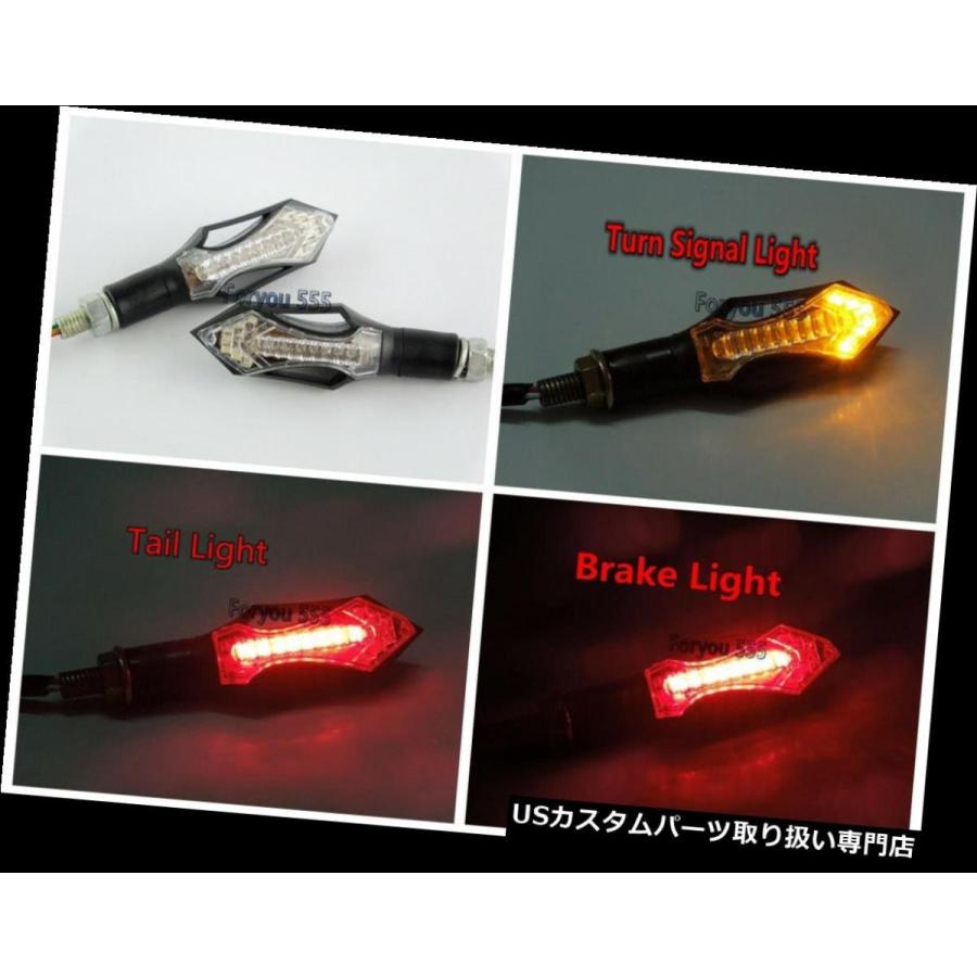 USテールライト 川崎スポーツのオートバイのストリートバイクのための小型LEDの後部方向指示器の尾ライト Mini LED Rear Turn Si カウルミラー