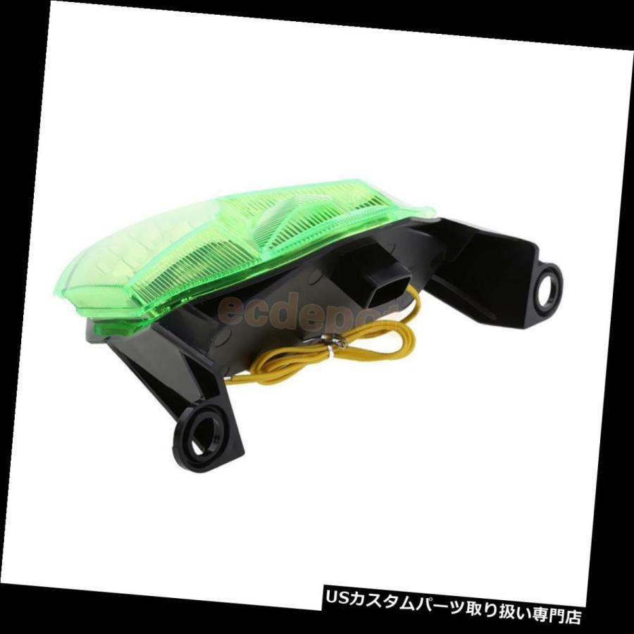 USテールライト カワサキZX6R 2009-2012 ZX10R 2008-2010オートバイテールライト用 - グリーン  For Kawasak