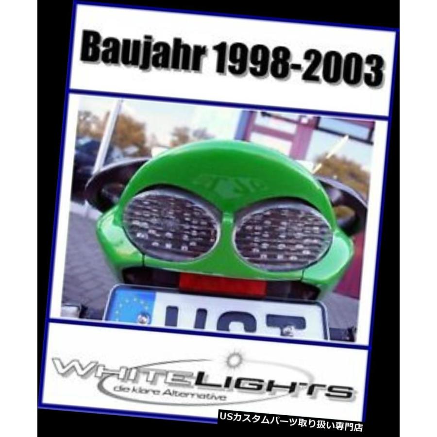 USテールライト LEDテールライトホワイト/クリア川崎ZX-6R / ZX6R / 6