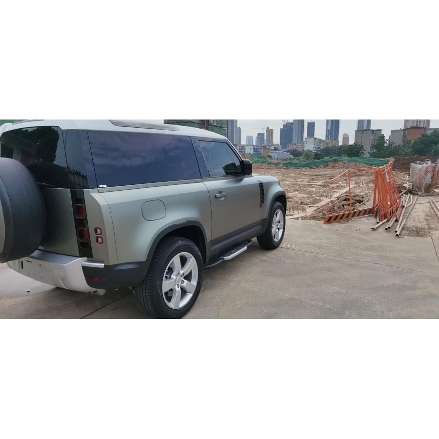 輸入パーツ】 Landrover Defender 2020 90 Side Step Silver/Black