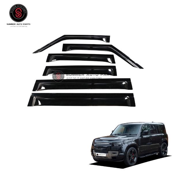 【輸入パーツ】 Landrover Defender 2020 Sun Visor 6PCS ブラック SAPDEF2025USパーツ
