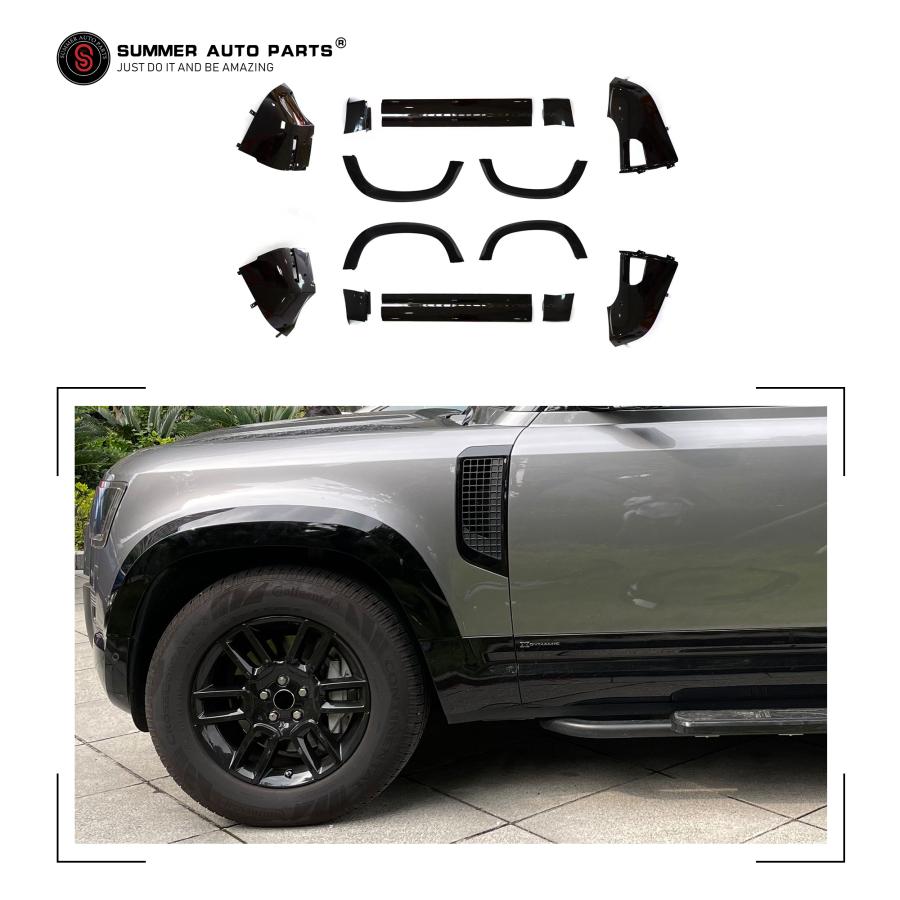 2020-2023 Defender L663 90 007 90用ホイールアーチ付きグロス
