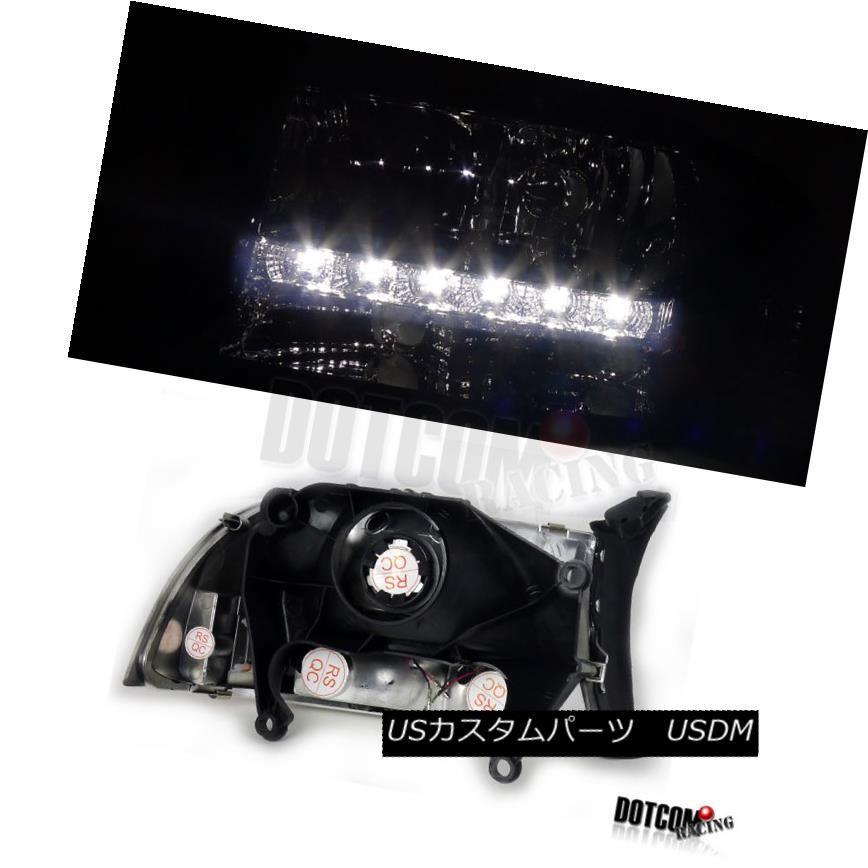 ヘッドライト 98-03 Dodge Durango DRLスモークヘッドライト+ドライ  ving LEDフォグランプ 98の画像