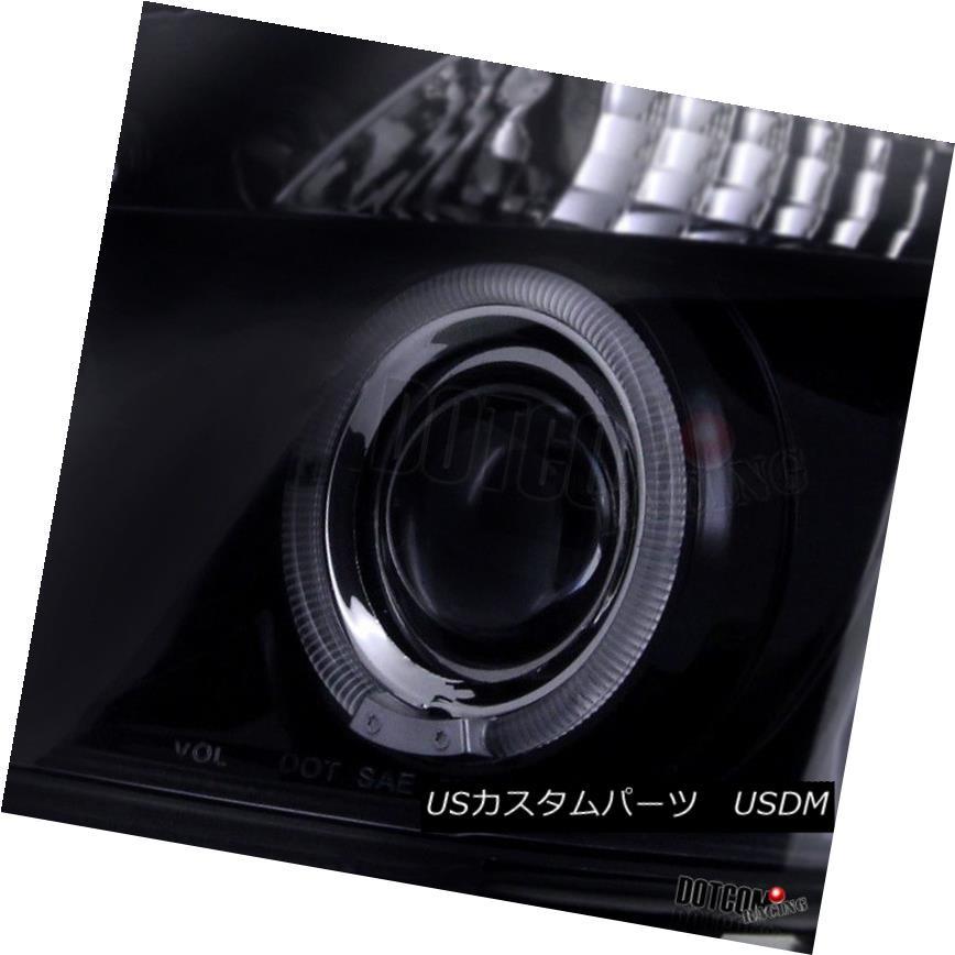 ヘッドライト 2005-2010 Cobalt 2Dr光沢ブラックハロープロジェクターヘッドライト+スモール  ke LEDテの画像