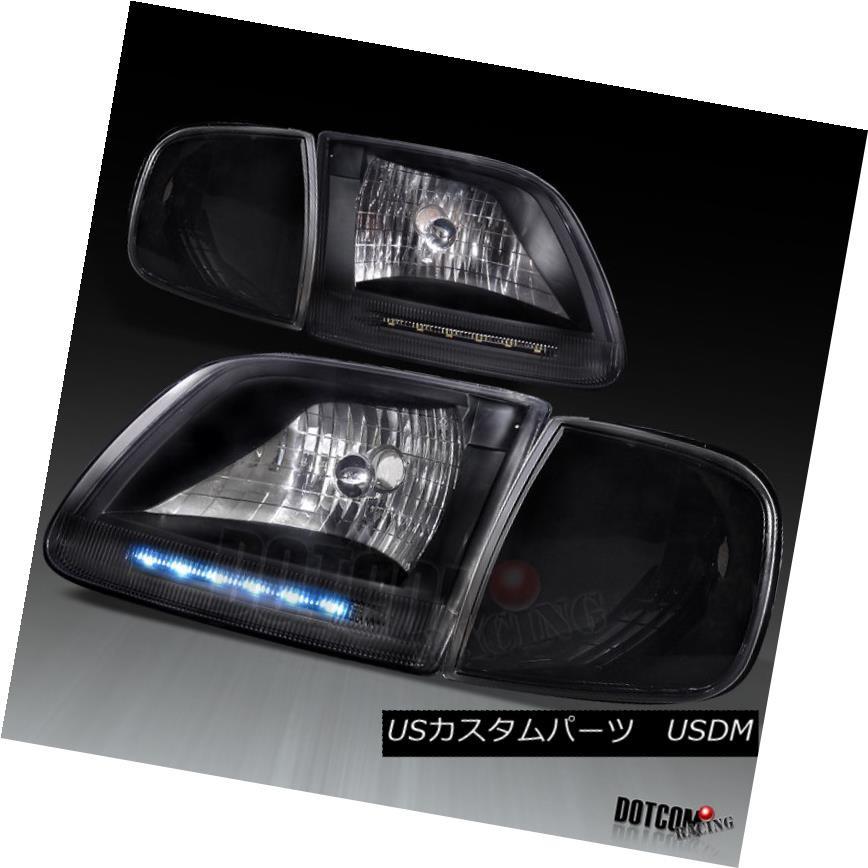 ヘッドライト フォード1997-2002遠征LEDヘッドライトW /コーナー4PC Ford 1997-2002 Expedition LED Hea
