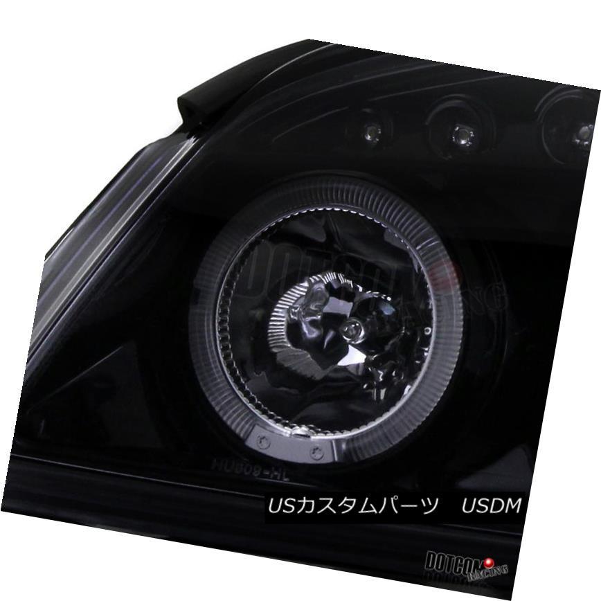 ヘッドライト 2005-2010 Cobalt 2007-2009 G5交換用光沢ブラックハロープロジェクターヘッドライト 2005-2010 Cobの画像