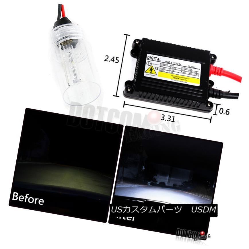 ヘッドライト Glossy Black Fit 2008-2012 Accord 2Dr Haloプロジェクターヘッドライト+ H1 6000K HIの画像
