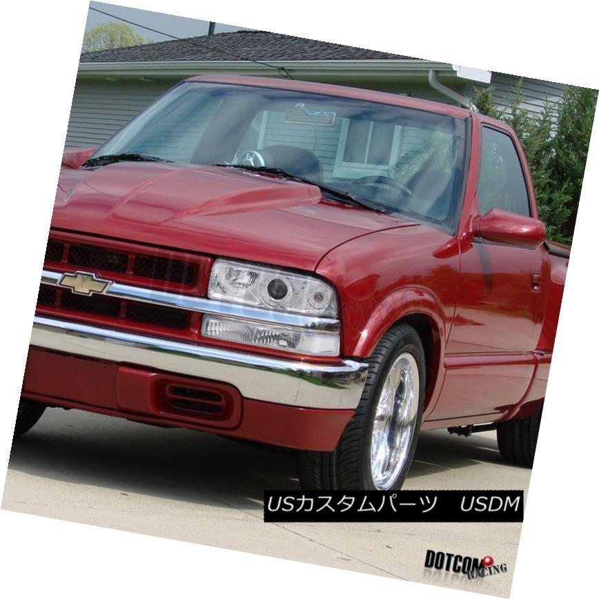 ヘッドライト 98-04 S10 Blazer Clear LEDハロープロジェクターヘッドライト+ Eur  oシグナルバンパーライト 9の画像