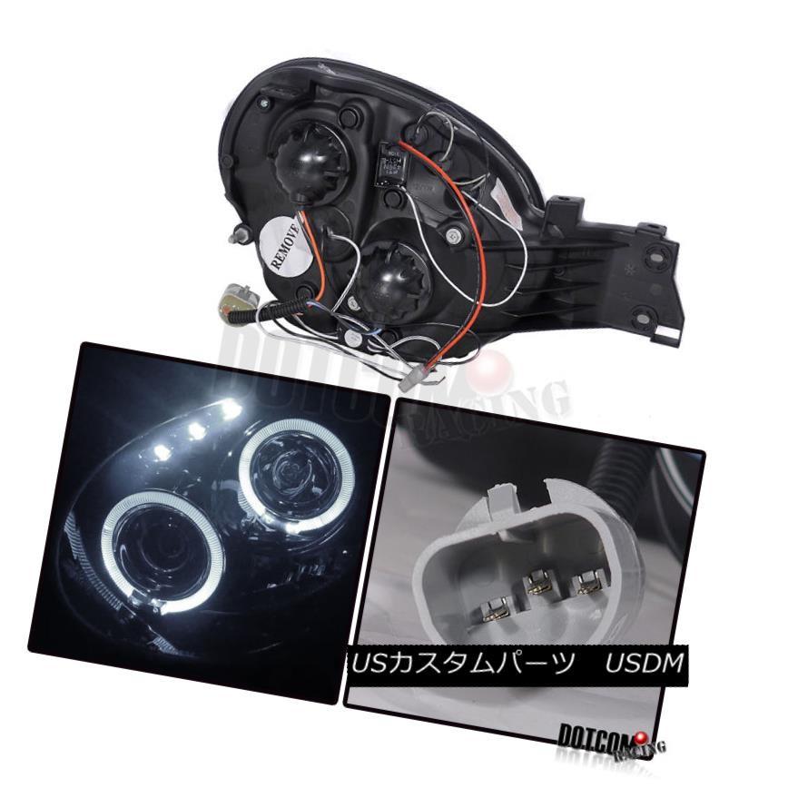 ヘッドライト Glossy Black 2002-2003 Impreza WRX Haloプロジェクターヘッドライト+ H1 6000K HIDキッの画像