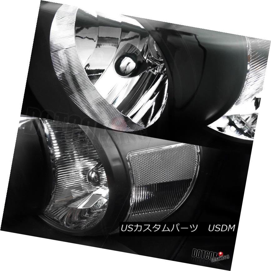 ヘッドライト 2006-2008ダッジRAM 1500 2500 3500ピックアップブラックダイヤモンドヘッドライトヘッドランプ 2006-2008の画像
