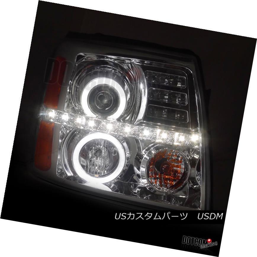ヘッドライト 02-06 Escalade Halo LEDプロジェクターヘッドライト+ H1スリムHID変換キット6000K 02-06 Escalの画像