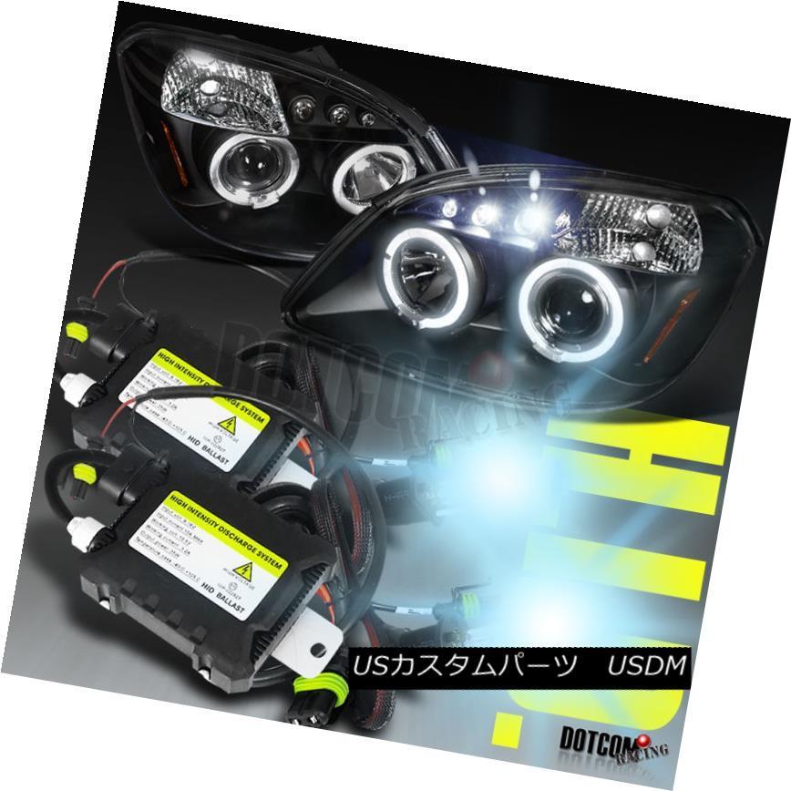 ヘッドライト スリムHID + 2005-2010コバルトプロジェクターヘッドライトブラック Slim HID+2005-2010 Cobalt Pr