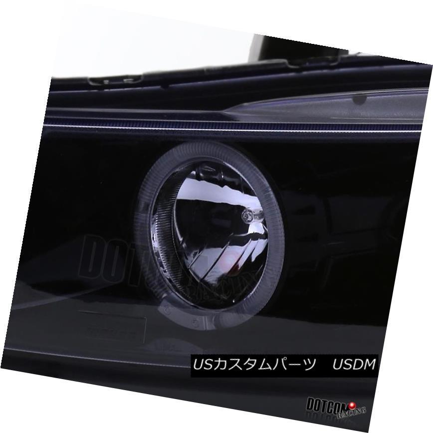 ヘッドライト 2008  -  2012年ホンダアコード2r光沢ブラックデュアルハローLEDプロジェクターヘッドライト For 2008-2012 Hの画像