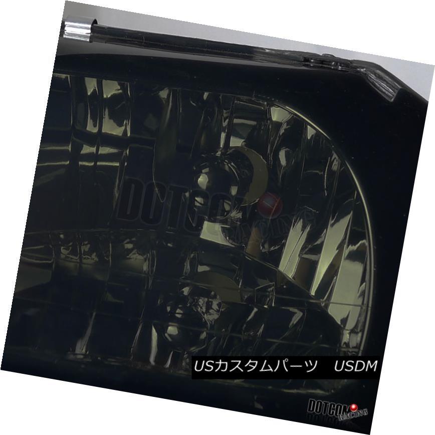 ヘッドライト 99-04フォードマスタングスモークヘッドライト+バンパーLEDストリップフォグランプ 99-04 Ford Mustang Smoke_2