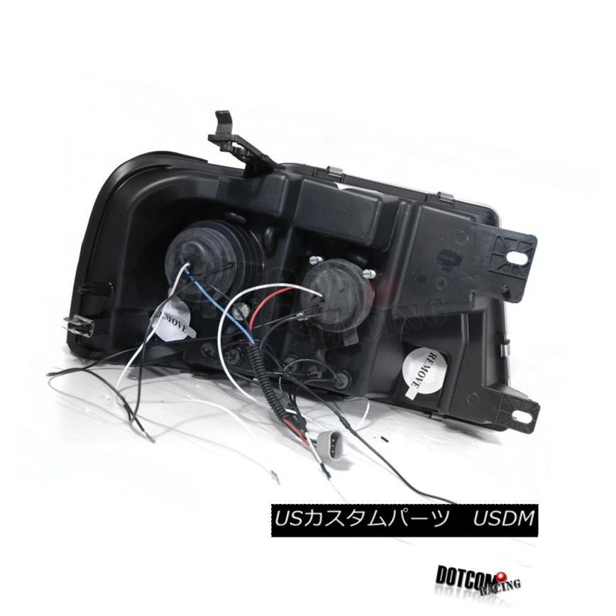 ヘッドライト 04-08 Ford F150デュアルHalo LED煙プロジェクターヘッドライト+ラップ  torille Sの画像