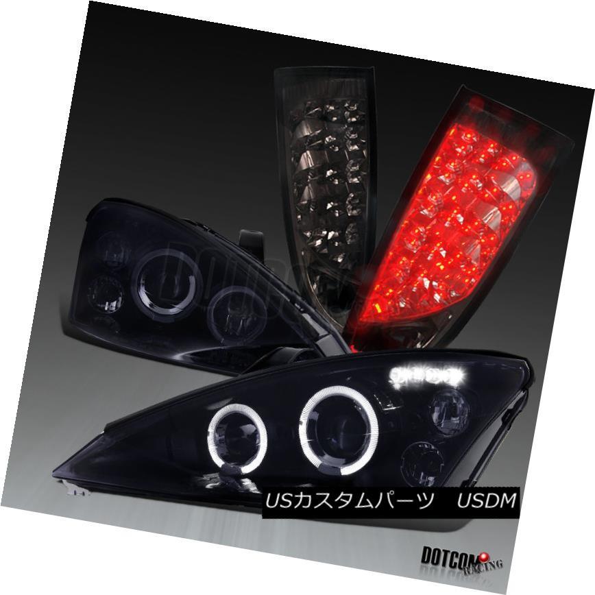 ヘッドライト 光沢ブラック2000-2004フォーカス3 / 5Drハロープロジェクターヘッドライト+スモール  ke LED