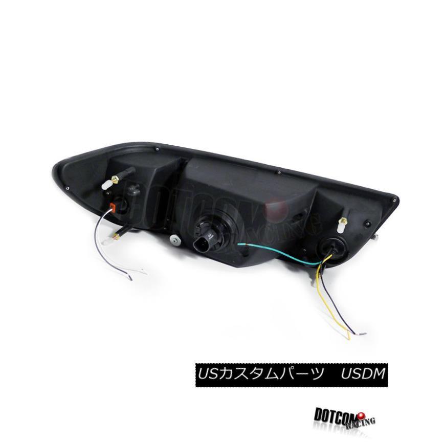 ヘッドライト 1987-1993ムスタングスモークヘッドライト信号コーナーW / LED DRLフォグバンパーランプ 1987-1993 Mustanの画像