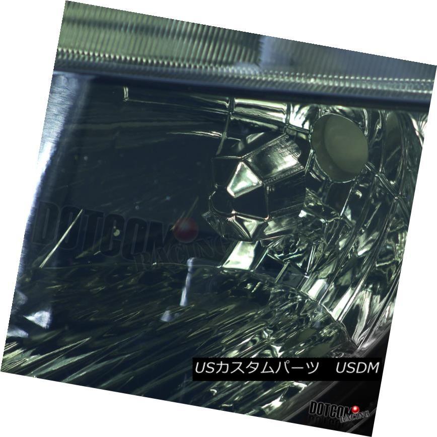 ヘッドライト フィット2006-2011ホンダシビック2Drユーロ燻製ダイヤモンドヘッドライトヘッドランプペア Fit 2006-2011 Hondaの画像
