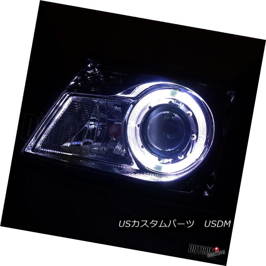 ヘッドライト 98-00レンジャーハロークロームプロジェクターヘッドライトW /クリアコーナー信号ランプ 98-00 Ranger Halo Chroの画像