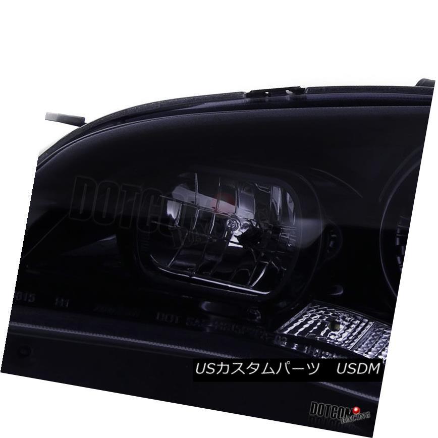 ヘッドライト 光沢ブラック2006-2007用スバルインプレッサWRXプロジェクターヘッドライトLEDランプ Glossy Black For 200の画像