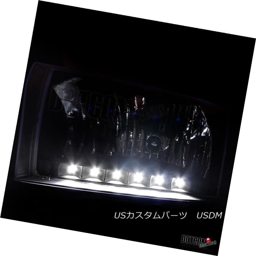 ヘッドライト ブラック99-04 Ford F250 F350 F450 F550ユーロヘッドライト+ Cor wbr>  nerランプの画像