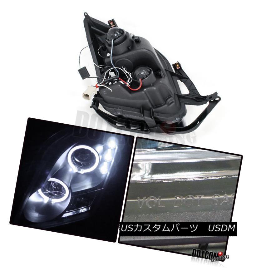 ヘッドライト 2006-2009フォードフュージョンハローブラックプロジェクターヘッドライト+ H1 6000K HIDキット 2006-2009 Fの画像
