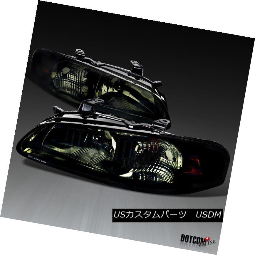 ヘッドライト 2000-2003日産セントラルOEスタイルクロームスモークレンズヘッドライトペア用 For 2000-2003 Nissan Sent