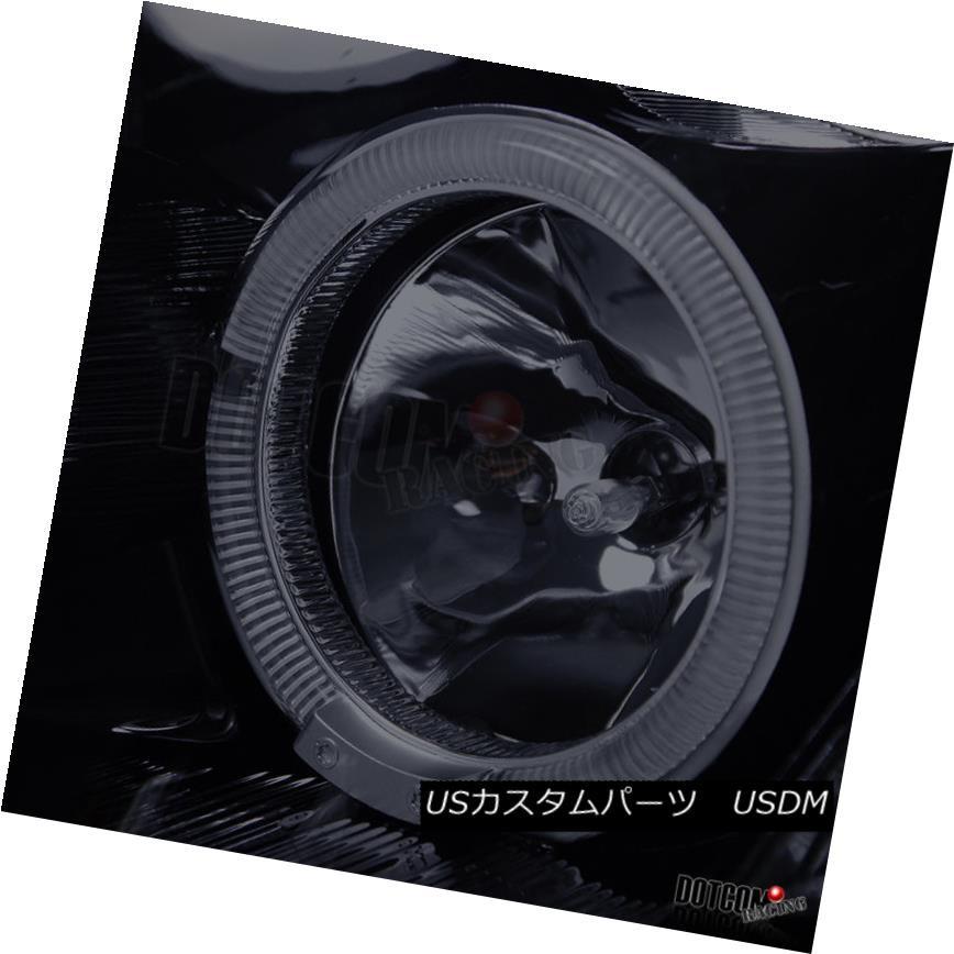 ヘッドライト 光沢ブラックスモーク2005-2006 G35 4DrセダンハローLEDプロジェクターヘッドライト Glossy Black Smokeの画像