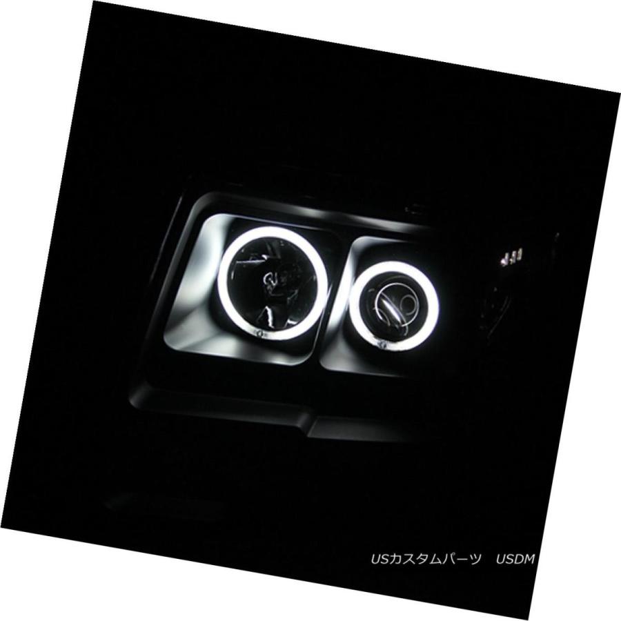ヘッドライト [CDRL + CCFL Halo] 2009-2014 Ford F-150ピックアップトラックブラックプロジェクターヘッドライト [の画像
