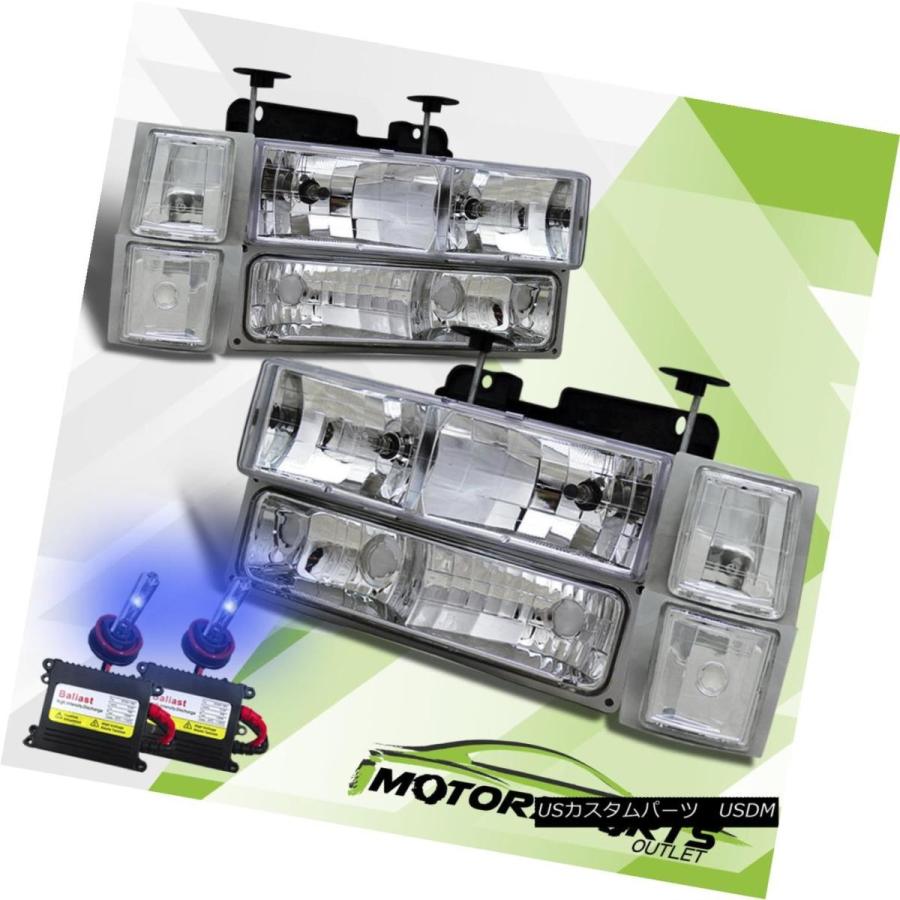 前照灯 1994-1998 Chevy Silverado Tahoe C1500 C2500クローム前照灯+ 100  \u003c/