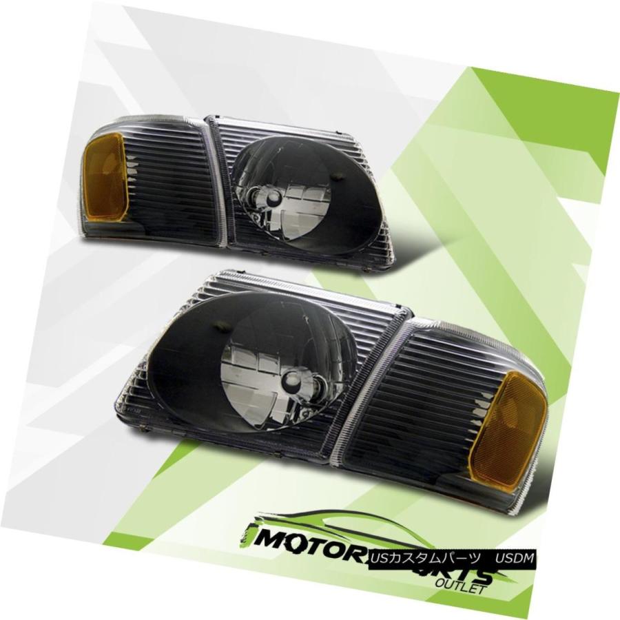 ヘッドライト 2001 2002 2003 2004 2005 Ford Explorer Sport Tracブラックヘッドライト+ Cor wbr