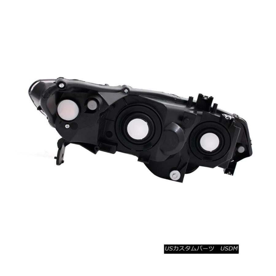 ヘッドライト 2006  -  2011年ホンダシビッククーペ2drブラックファクトリースタイルヘッドライトペア For 2006-2011 Hondの画像