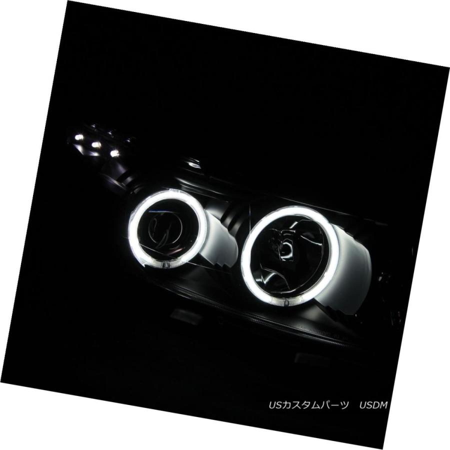 ヘッドライト [デュアルCCFL Halo] 2008 2009 2010 Scion Xbプロジェクターブラックヘッドライトペア [Dual CCFの画像