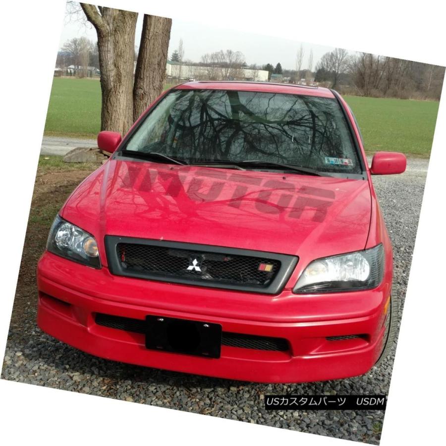 ヘッドライト 2002 2003三菱ランサーLS ESオズブラックユーロスタイルヘッドライトペア 2002 2003 Mitsubishi Lanceの画像