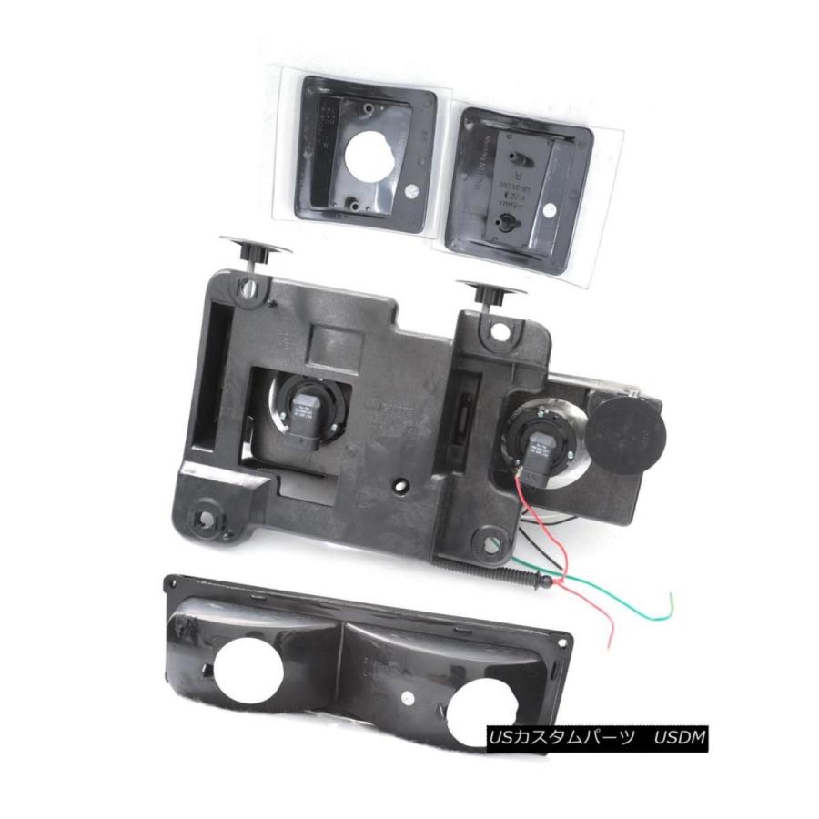 ヘッドライト 94-98 Chevy C / Kシリーズ/ Suburba  n / Tahoe LED Halo Blackヘッドライの画像