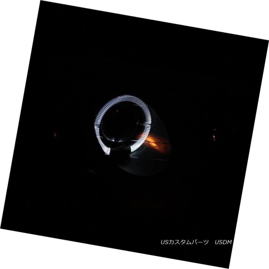 ヘッドライト [LED Halo] 1997 1998 1999 Mitsubishi Eclipse Blackプロジェクターヘッドライトペア [Lの画像