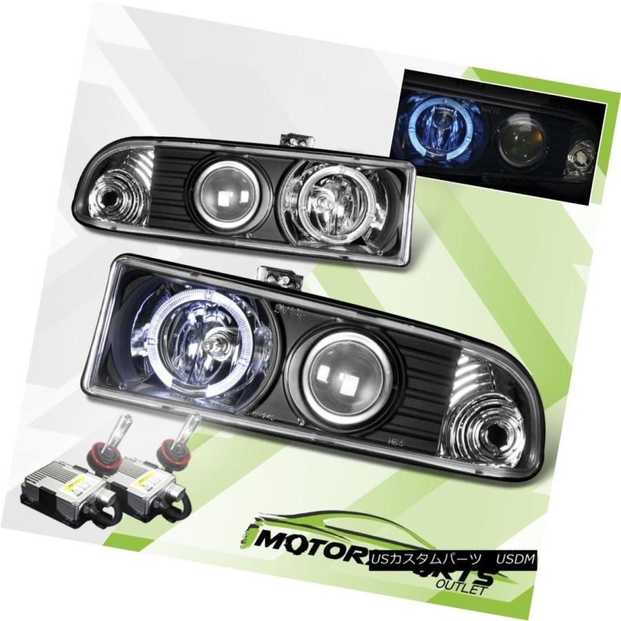 ヘッドライト 1998-2004シボレーS10 LEDハロープロジェクタースタイルブラックヘッドライト+ 600   0K H