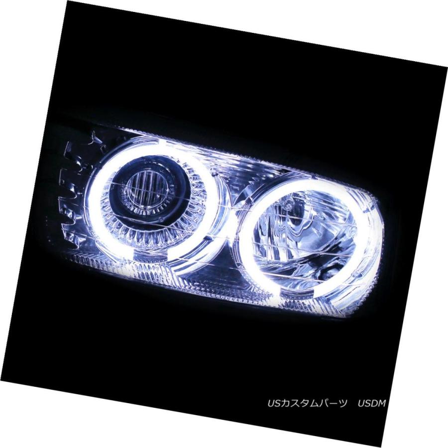 ヘッドライト [LED Halo] 1999-2007 GMC Sierra / 00-06ユーコンプロジェクターヘッドライト+ LEDバンパーセットの画像