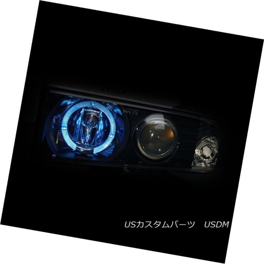 ヘッドライト [LED Halo] 1998-2004 Chevy S10 / Blazer Black LEDハロープロジェクターヘッドライトペアの画像