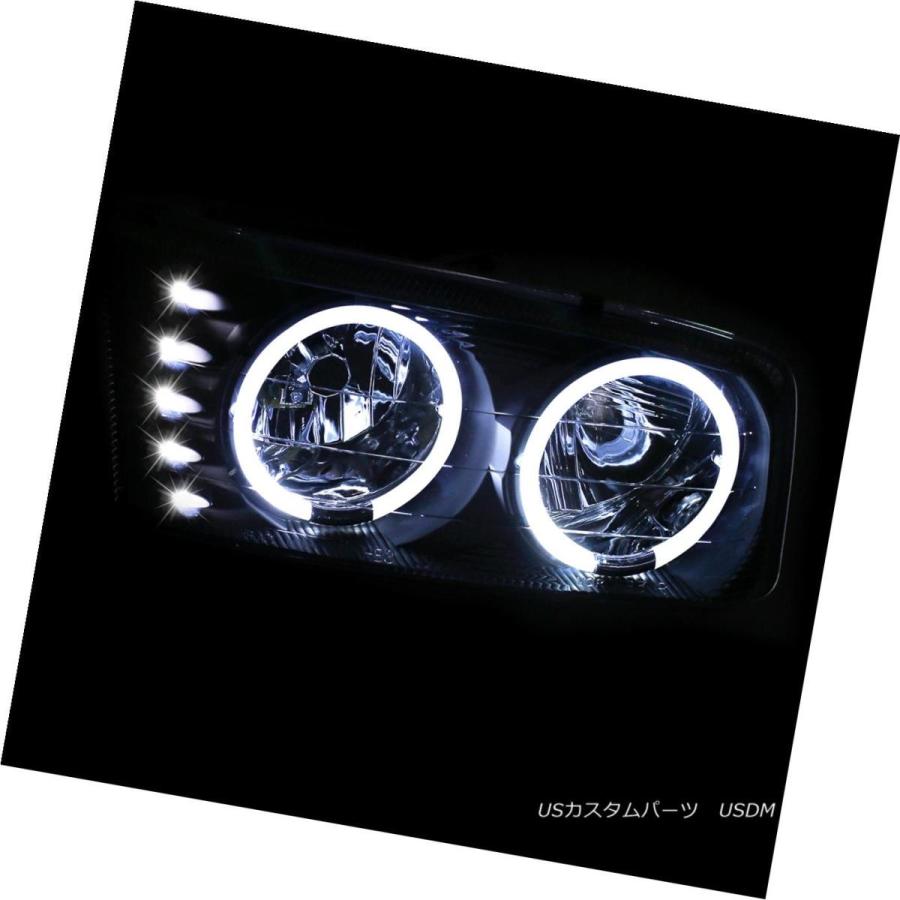 ヘッドライト [デュアルLEDハロー] 1999-2006 GMC Sierra / 2000-20   06ユーコン/ユーコの画像
