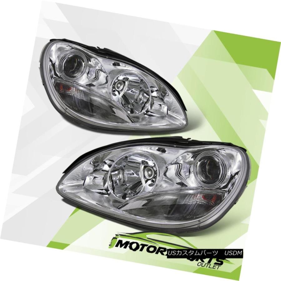 ヘッドライト 2000-2005 Mercedes Benz S-CLASS W220 S430 S500 S600クロームプロジェクターヘッドライト