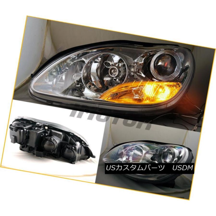 ヘッドライト 2000-2005 Mercedes Benz S-CLASS W220 S430 S500 S600クロームプロジェクターヘッドライトの画像
